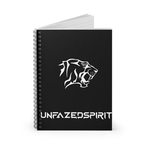 Unfazed Spiral Notebook - Ruled Line