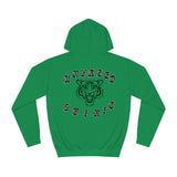 Amplify college Hoodie (unisex), Dark Green, Back - UNFAZEDSPIRIT