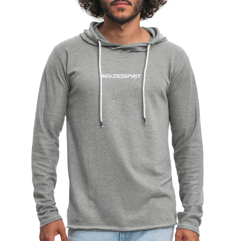 Unisex Lightweight Terry Hoodie - heather gray