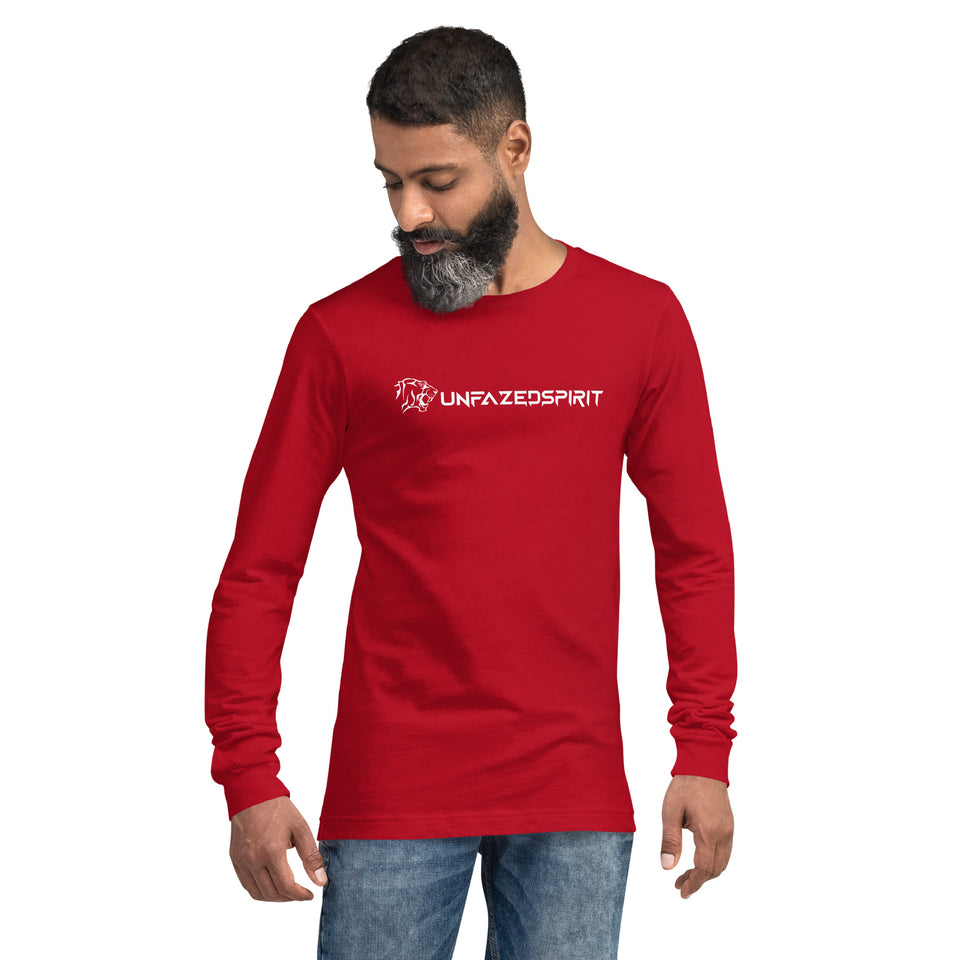 Long Sleeve Tee (Unisex) red front