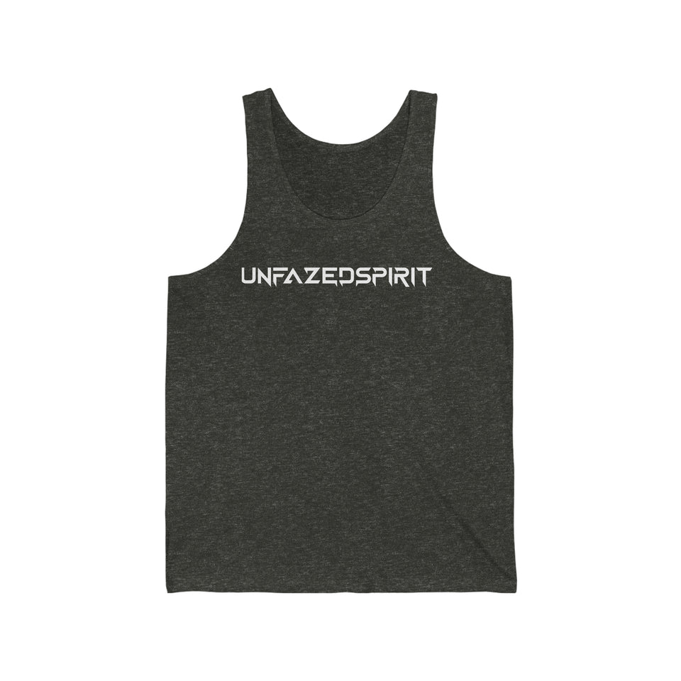 Unisex Jersey Tank , front- UNFAZEDSPIRIT